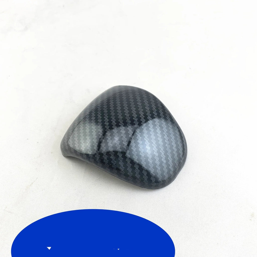 Smart RunK3 carbon fibre pattern gear shift head cover made from black ABS plastic