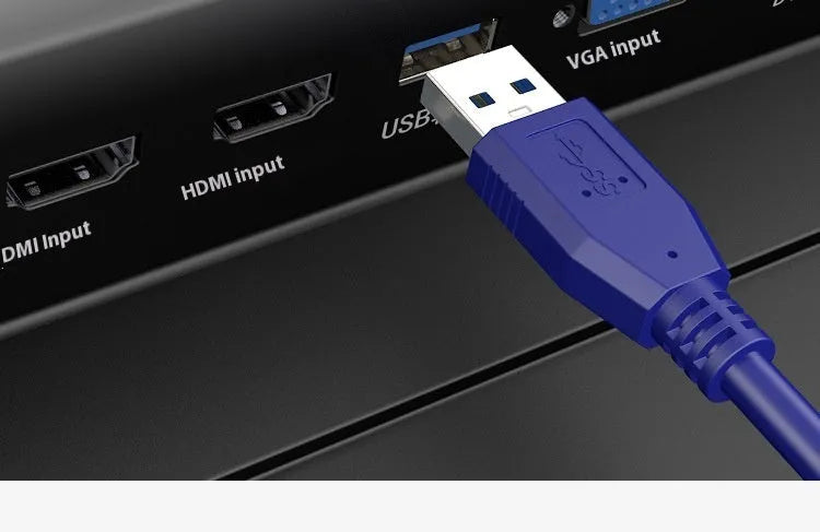 USB 3.0 public-to-public data cable with nickel-plated connectors for external hard drive enclosures.