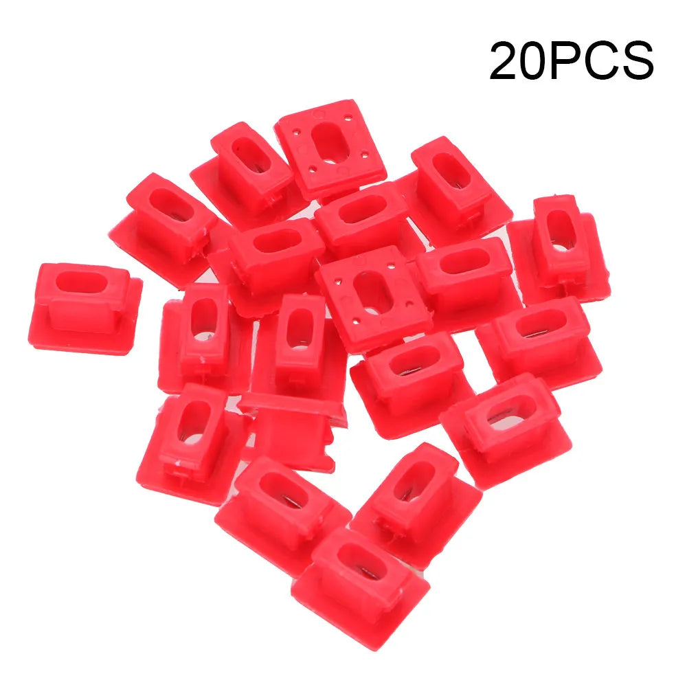 10 plastic BMW interior door trim panel snap clips replacement set