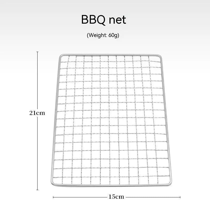 Large stainless steel folding barbecue oven and grill with storage bag.
