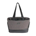 Capsule-shaped pet backpack for cats and small dogs in beige brown colour.