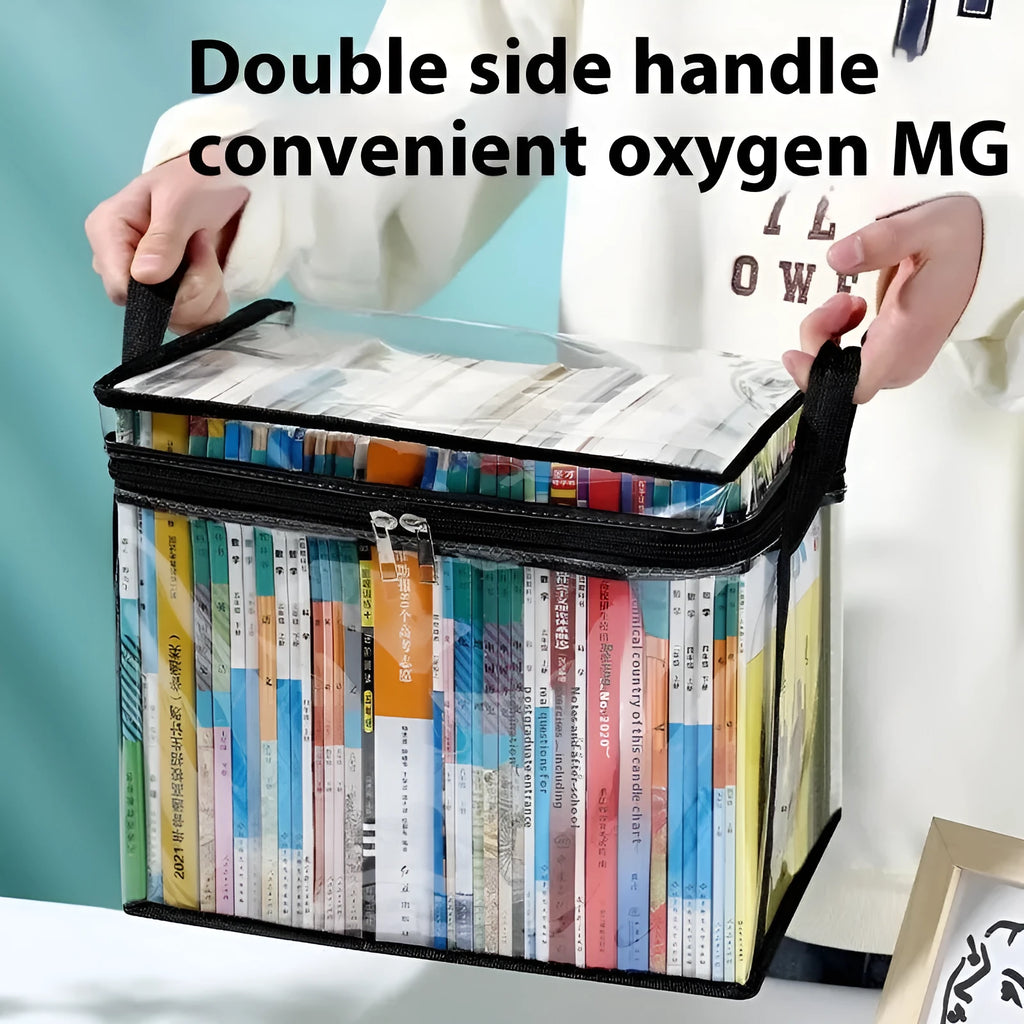 Large white PVC foldable waterproof buggy bag with transparent panel, showing 24L capacity.