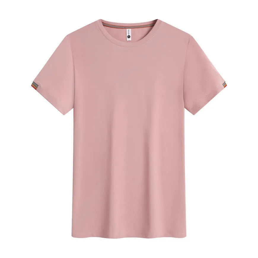 Round neck ice fibre pullover work top in Army Green colour on a hanger