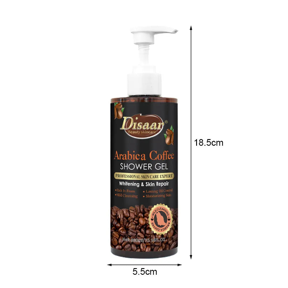 300g moisturising bath cream tube with white oil and cocoa bean fragrance, 18.5x5.5cm