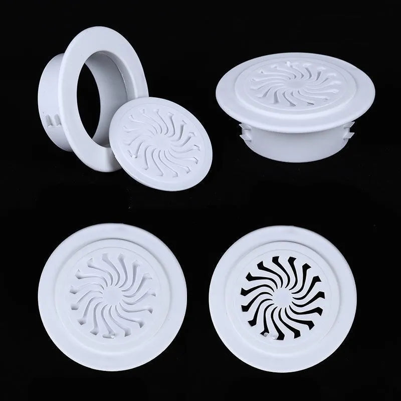 Plastic air conditioning hole cover set with multiple sizes and sealing glue