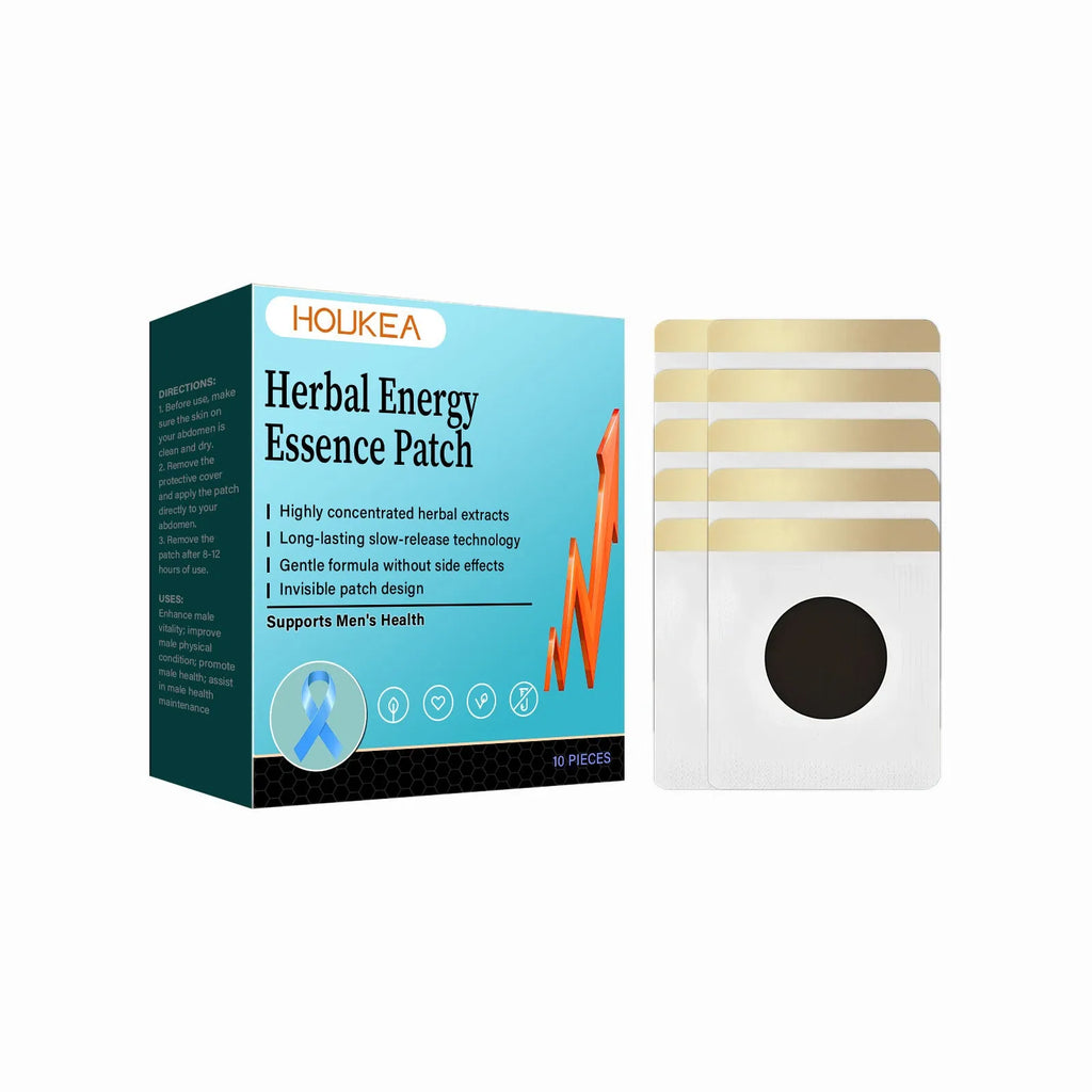 Pack of 10 herbal nursing navel stickers with moxa leaf and Asian ginseng formulation