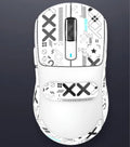 Rechargeable three-mode Bluetooth mouse in assorted colours on a desk next to a laptop.