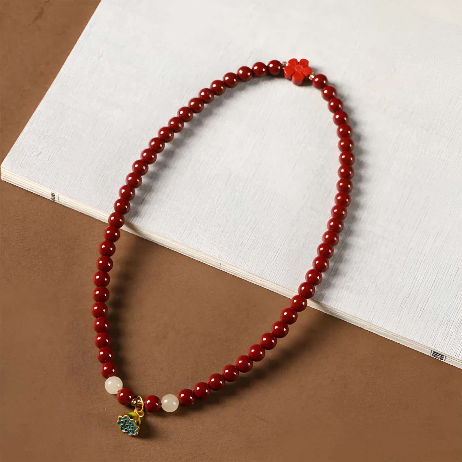 Purple Gold Sand women's bracelet with hand-woven 6mm beads and double circle design featuring Lotus seedpods