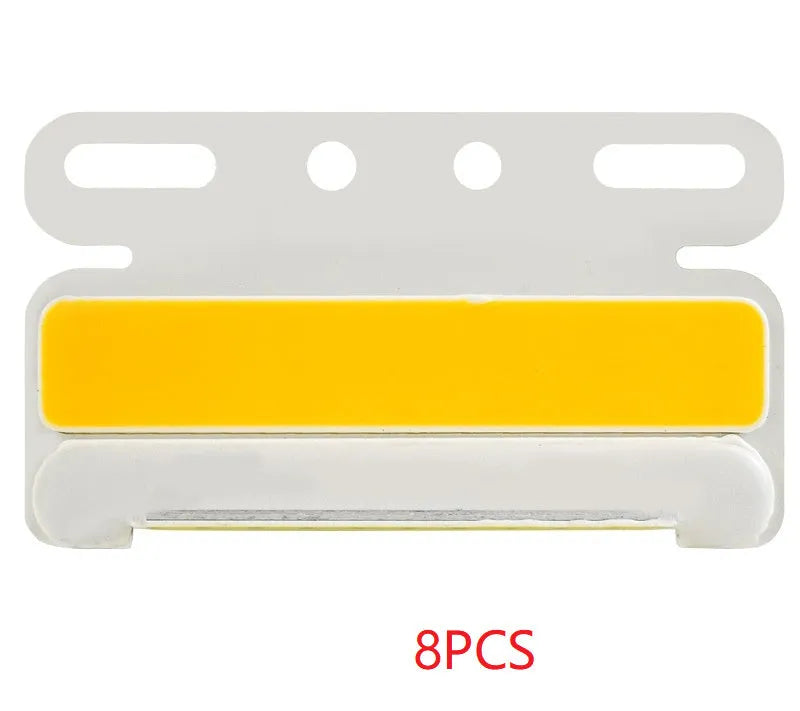 Waterproof aluminium COB LED light for truck side and ground tyre illumination in red, yellow, green, blue, or white.