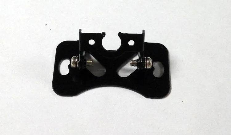 Black metal universal in-car camera holder with adjustable swivel mechanism