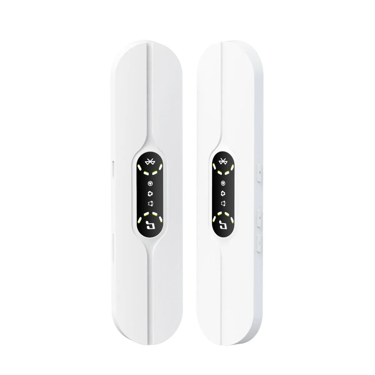 Bone conduction Bluetooth music box with USB power, timing function, and multiple colour options including black, white, black and gray, and blue and white