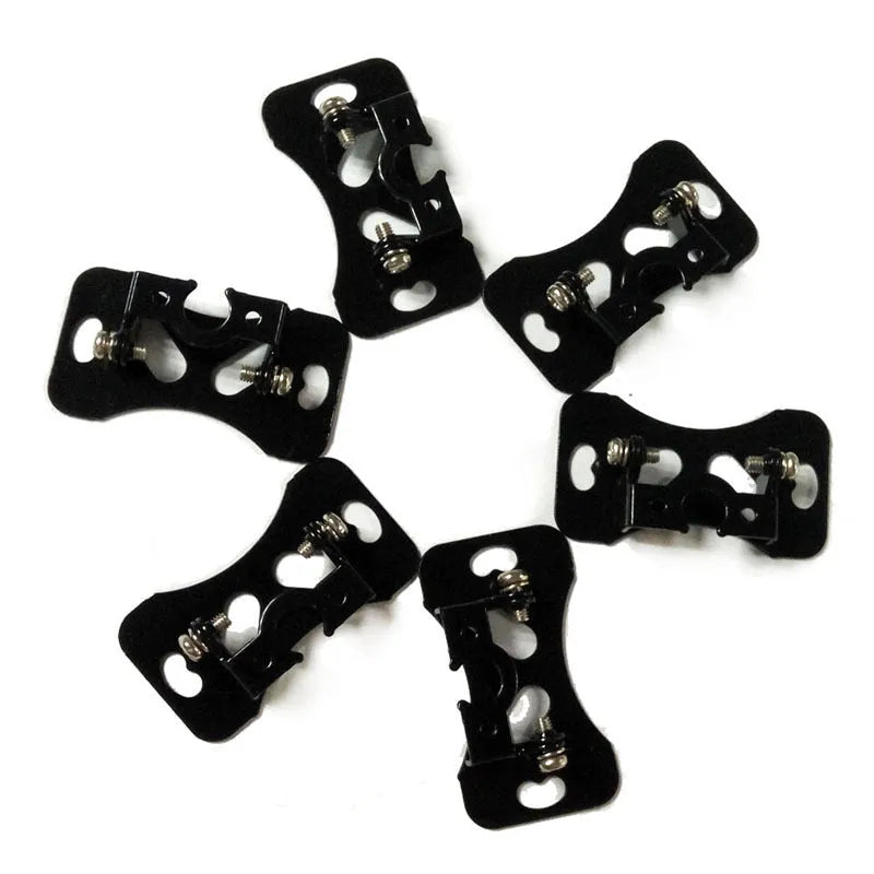Black metal universal in-car camera holder with adjustable swivel mechanism