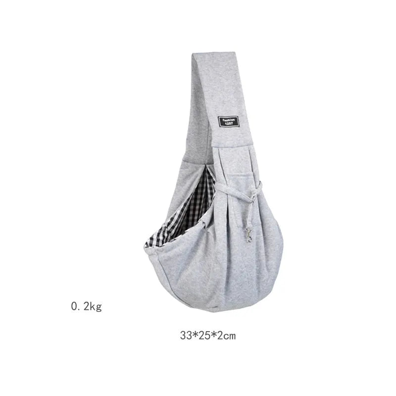 Foldable large capacity cat messenger bag in one of six colour options.