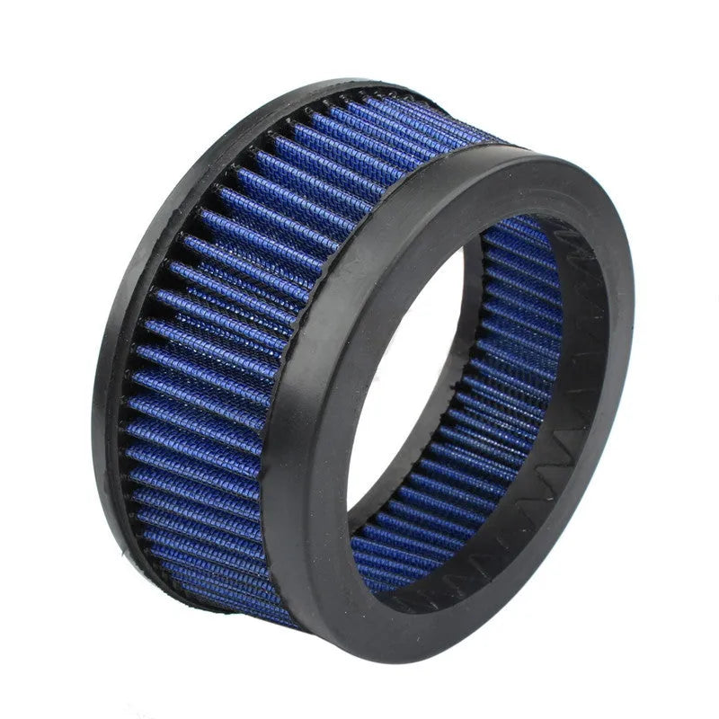 300mm diameter aluminium car air filter housing and cartridge in multiple colour options including electroplated red