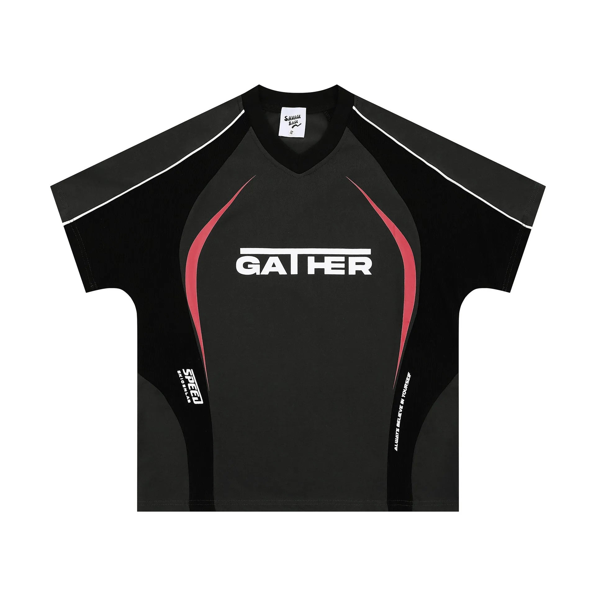 Men's loose fit t-shirt with colour matching letters printed design in black and apricot colour options