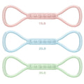 Mini resistance band kit set of 3 loop bands in Light, Medium, and Heavy levels for legs and glutes