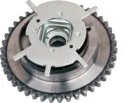 Automotive timing phase shifter 3L3Z6256DA in iron and aluminium, 16.5 x 16.5 x 8 cm, single phase adjuster.