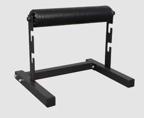 Black steel leg press trainer with split leg squat training frame, Type B fitness equipment