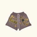 Polyester fashion shorts in multiple colours with elasticated waist, sizes M to 3XL