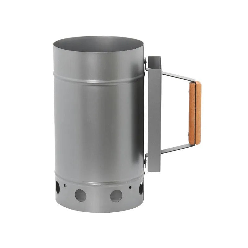 Zinc-iron alloy outdoor charcoal barbecue bucket igniter firelighter tool