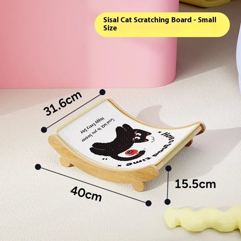 U-shaped cat scratch board nest made of sisal mat in medium size