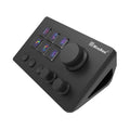 Visual Keyboard N3 programmable macro keypad in black or white with silica gel keys and USB cable.