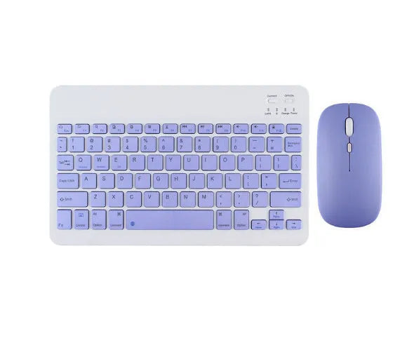 Girls Bluetooth tablet keyboard in colourful ABS design with wireless connectivity for office and home use.
