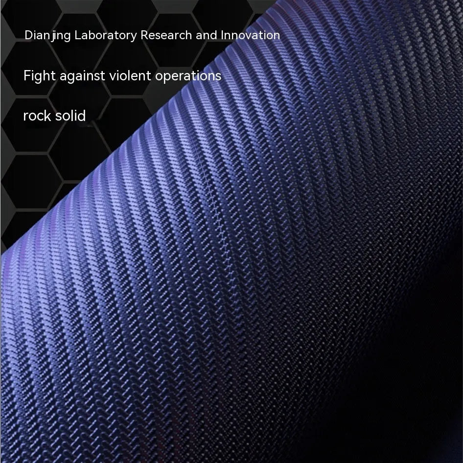 Black gaming mouse mat with mech-style graphics showing 300x800mm dimensions and TYPC interface