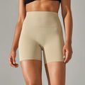 Women's high waist fitness pants with hip lift design in moisture-absorbing fabric