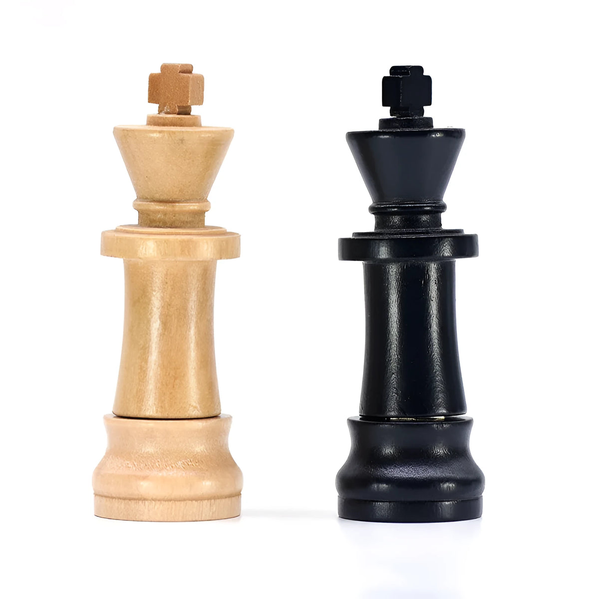 Wooden chess pen drive beige USB 2.0 memory stick with international chess model design