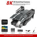 S138 folding UAV drone with obstacle avoidance and aerial photography camera in black carbon fibre design