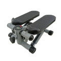 Silver grey hydraulic resistance pedal machine for home fitness