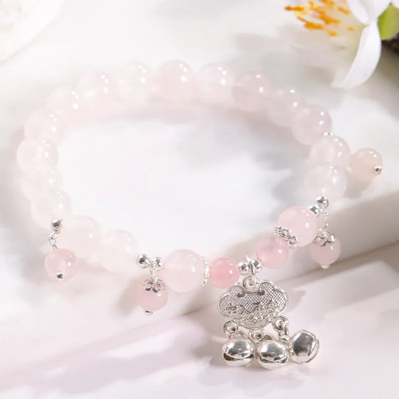 Electroplated opal cat's eye stone beaded bracelet with diamond-shaped beads for women in multiple colour variations