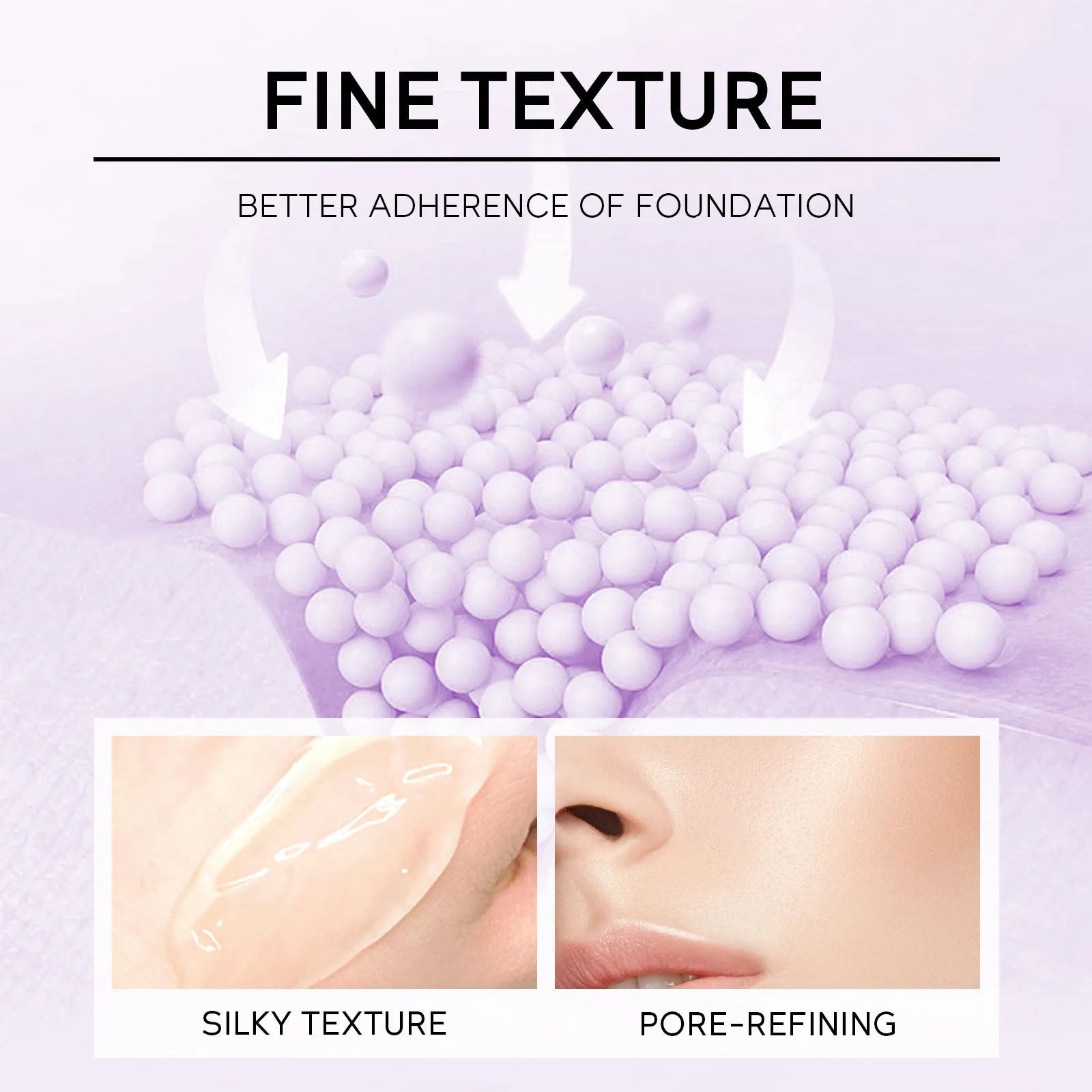30g colour-correcting moisturising makeup primer box showing green, pink, and purple shades