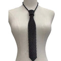Women's pearl tie body chain jewellery with hollow-out retro design and alloy fastening
