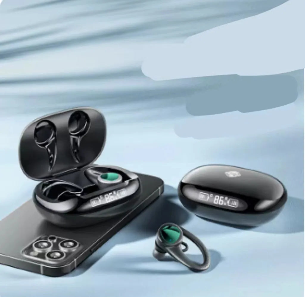 Black or silver true wireless Bluetooth in-ear headphones with 15-hour battery life