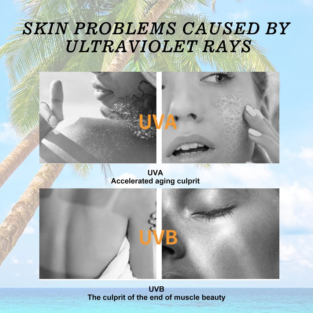 50ml hyaluronic acid moisturizing protective gel with non-oily UV resistance for summer outdoor body care