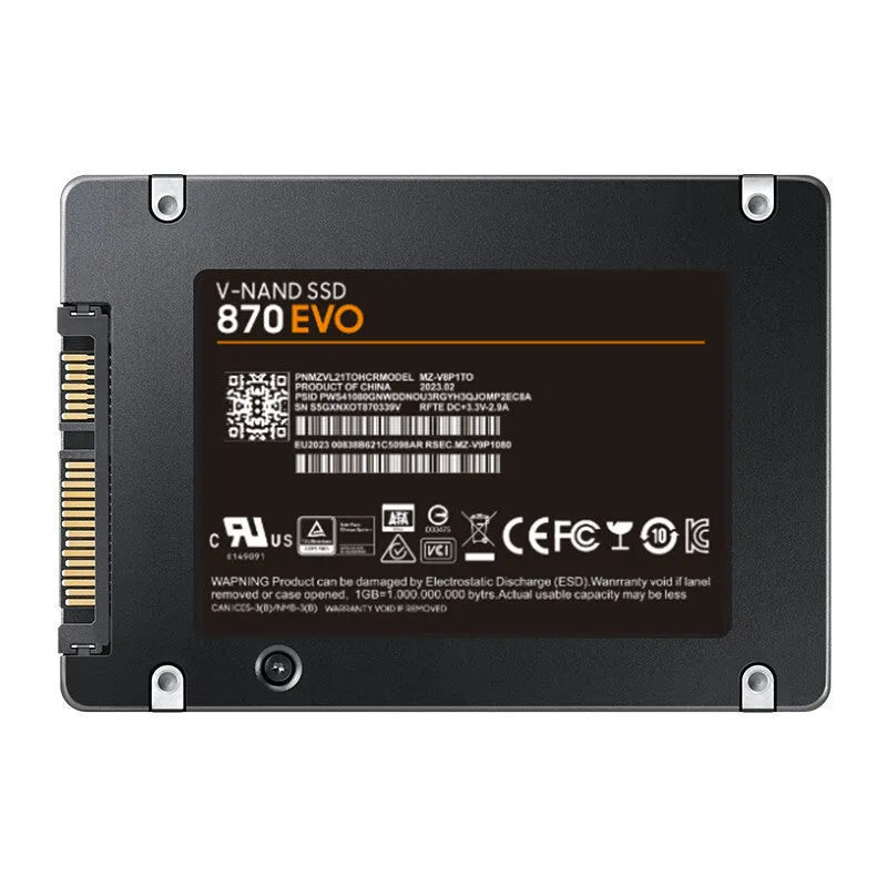 Samsung 870 EVO 2.5-inch SATA III internal solid state drive for PC upgrade