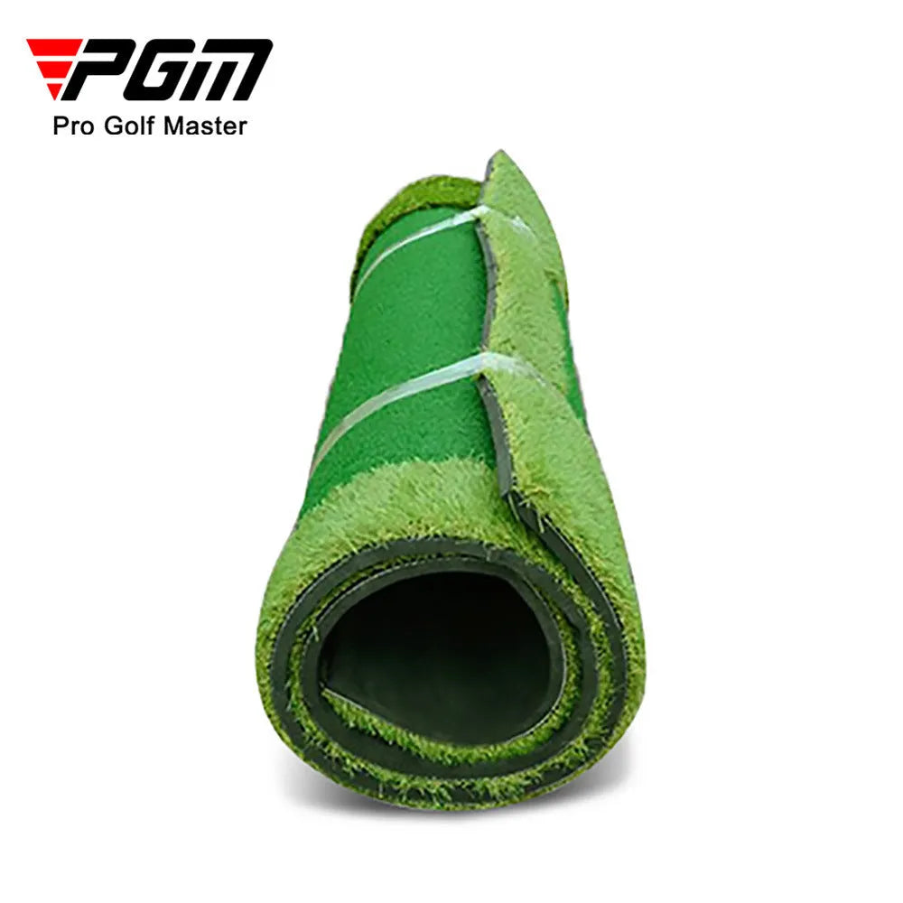 Green artificial turf golf putting mat, 1.5m x 3m indoor practice blanket for golf and ball games