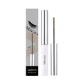 Lightweight smudge-proof mascara 5g tube with beeswax and vitamin E, 12.7cm compact size.