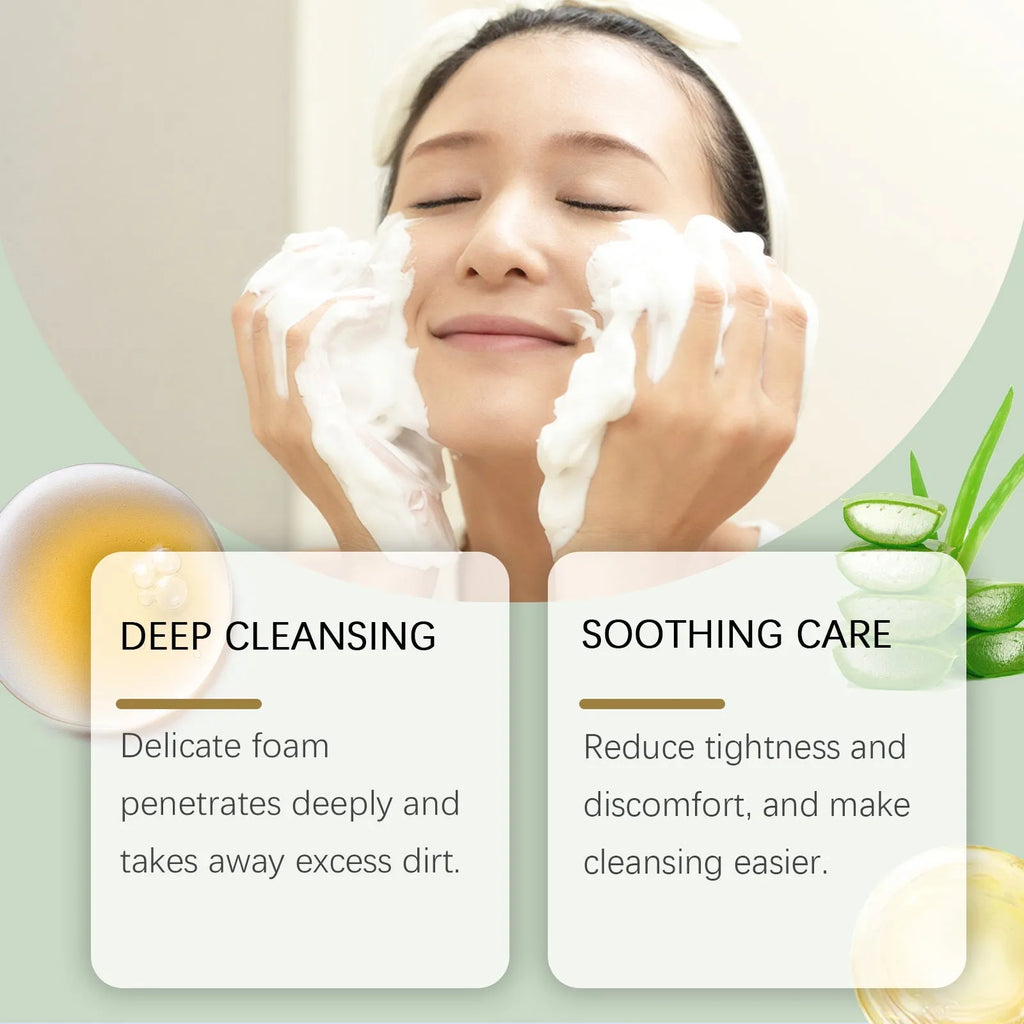 120g tube of Centella Asiatica Soothing Fragrance-Free Facial Cleanser
