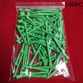 100 pack golf ball tray seat nail pins in seven colours including white, yellow, red, green, and blue