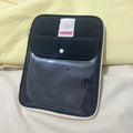 Nylon tablet PC bag with snap pocket closure and elastic strap in five colour options