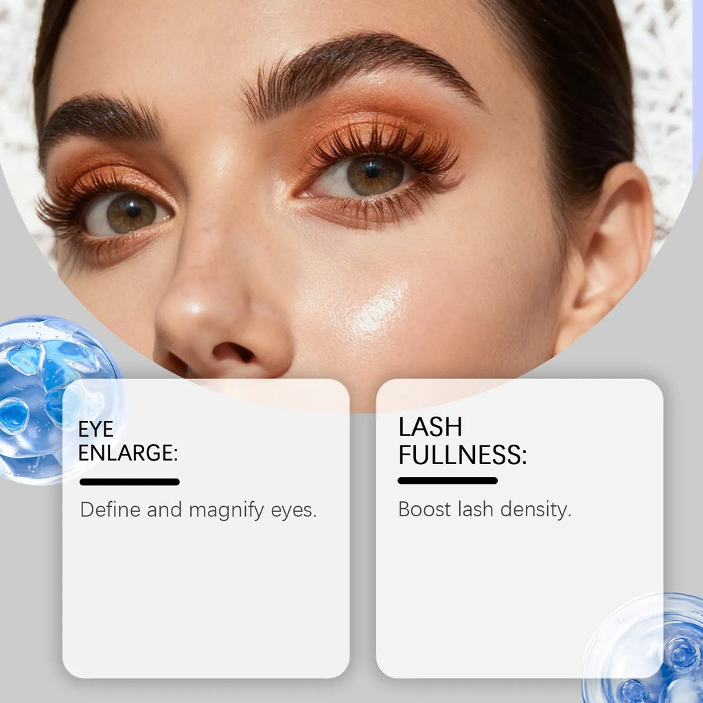 Lightweight smudge-proof mascara 5g tube with beeswax and vitamin E, 12.7cm compact size.