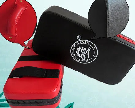 Square red taekwondo foot target pad measuring 40x20x10cm for martial arts training