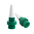 Green ceramic plant water dripper device for automatic irrigation with cola bottles