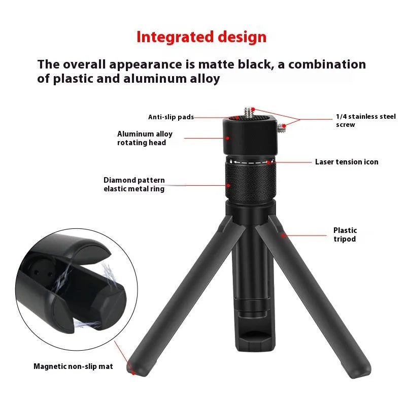 360 selfie stick with rotating handle, aluminium alloy and carbon fibre rod options, 0.7m to 3m lengths