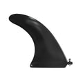 heytur SUP paddle with removable fish fin on the large plastic blade.