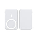 Ultra-thin magnetic wireless power bank for iPhone in black, white and blue colours