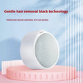 Nano glass epilator and foot grinder 2-in-1 plastic body hair removal device.